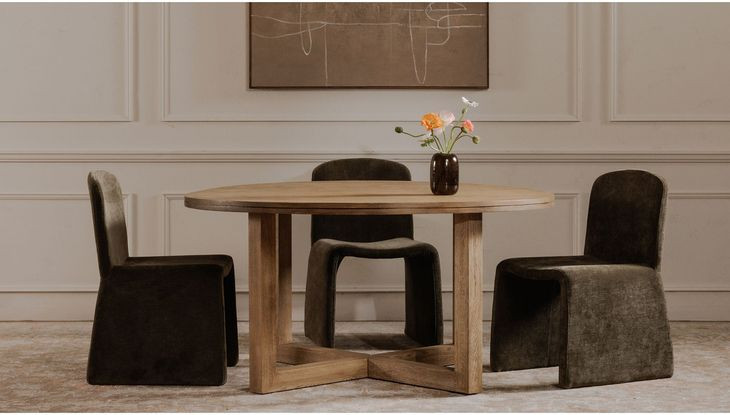 Ella Cedar Green Upholstered Dining Chair