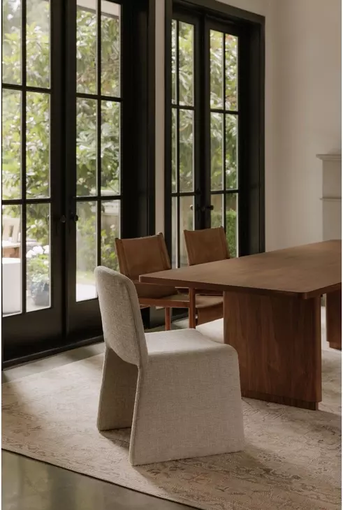Ella Heather Beige Upholstered Dining Chair