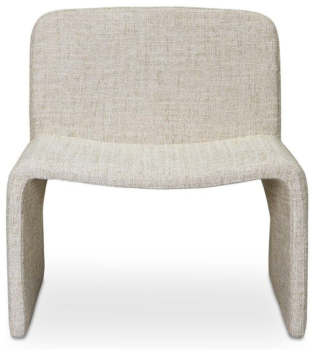 Ella Heather Beige Upholstered Accent Chair