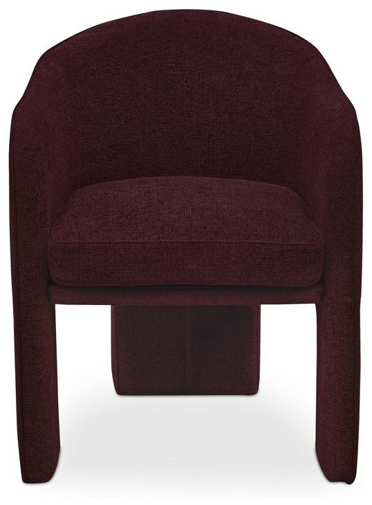 Clara Plum Performance Fabric Upholstered Dining Chair