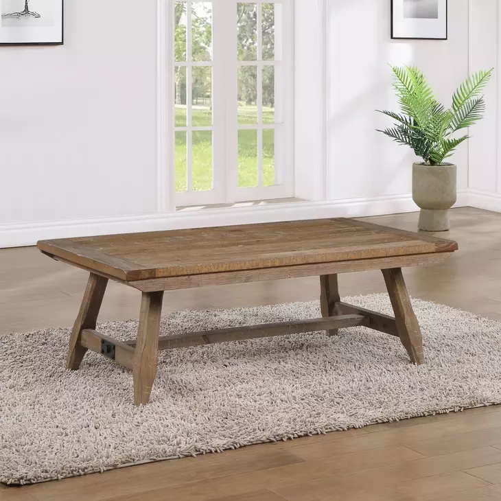 Riverdale Brown Rectangular Coffee Table