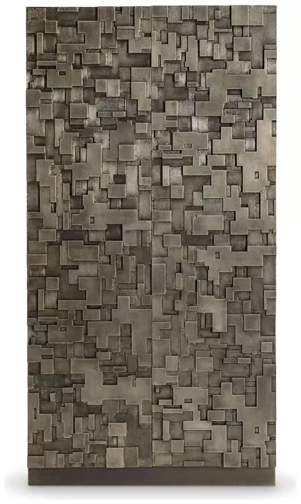 Sharaab Antique Silver Storage Cabinet