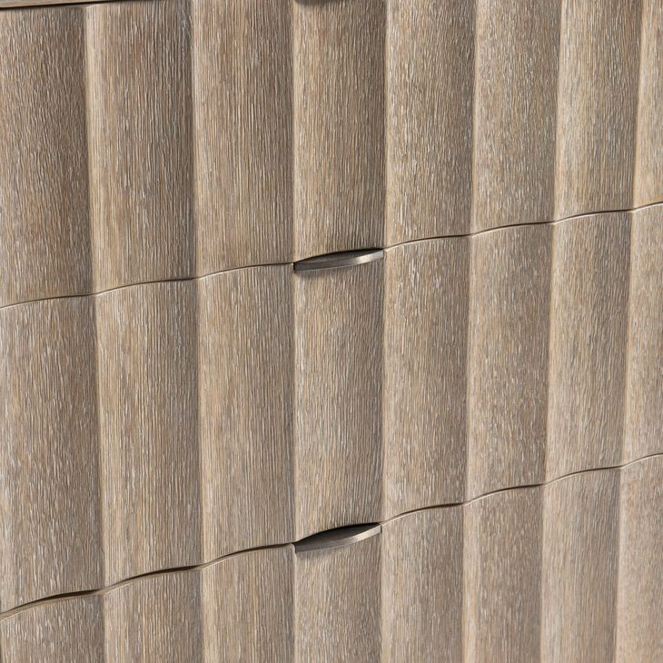 Loggia Aria 3 Drawer 33" Nightstand with USB Charging