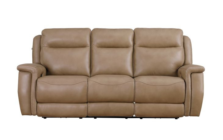 Fischer Saddle Leather 86" Zero Gravity Power Reclining Sofa with Power Headrest and USB Charging