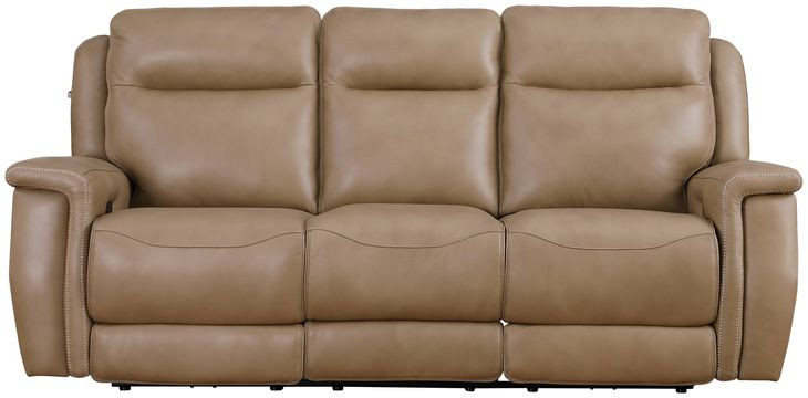 Fischer Saddle Leather 86" Zero Gravity Power Reclining Sofa with Power Headrest and USB Charging