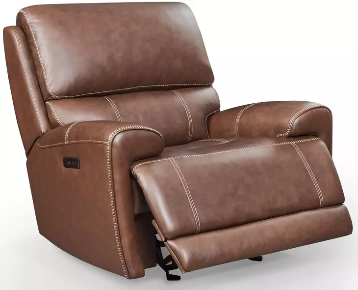 Hemsleigh Brown Coffee Zero Gravity Power Reclining Living Room Set with Power Headrest and USB Charging