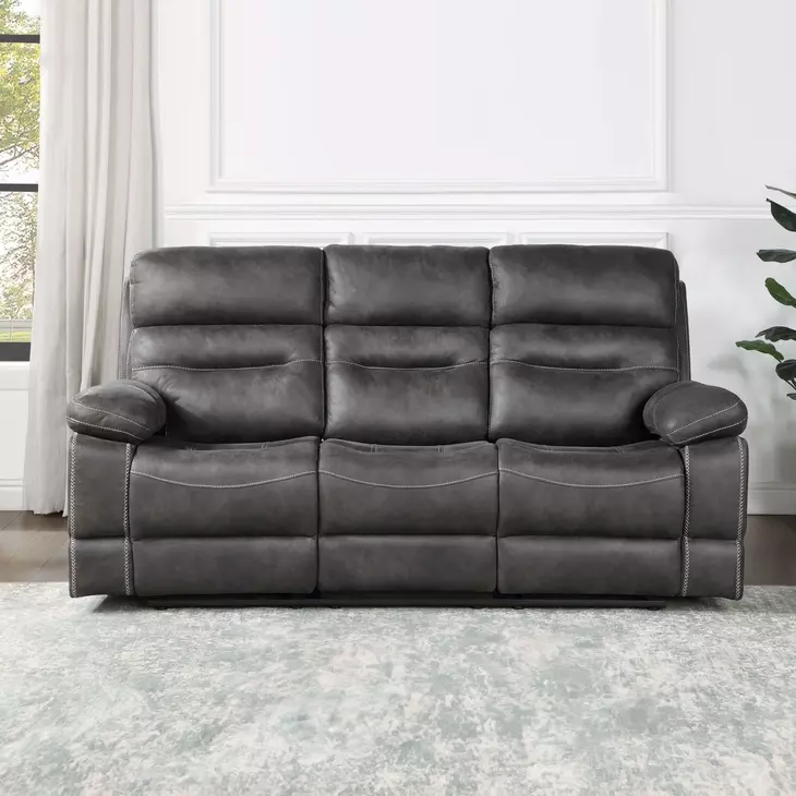 Rudger Gray Manual Reclining 83" Sofa