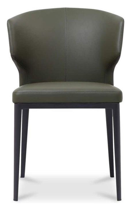 Delaney Dark Green Upholstered Dining Chair Set of 2