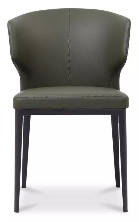 Delaney Dark Green Upholstered Dining Chair Set of 2