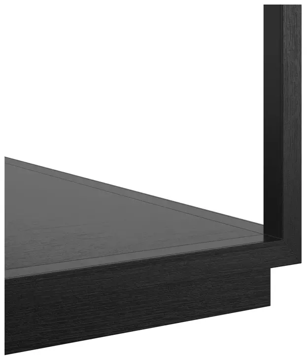 Glaze Onyx Square Glass Top Cocktail Table