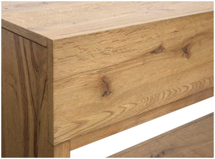 Ripley Rustic Caramel and Dark Bronze Rectangular Sofa Table