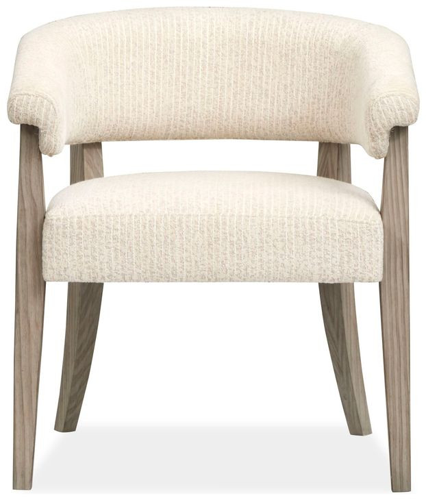 Braelyn Beige Upholstered Host Chair Set of 2