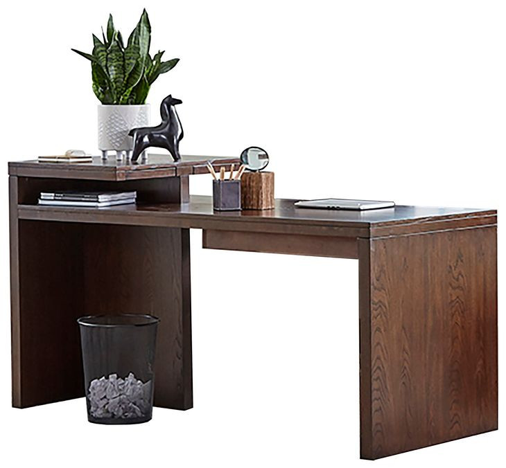 Elevation Warm Elm 66" Writing Desk