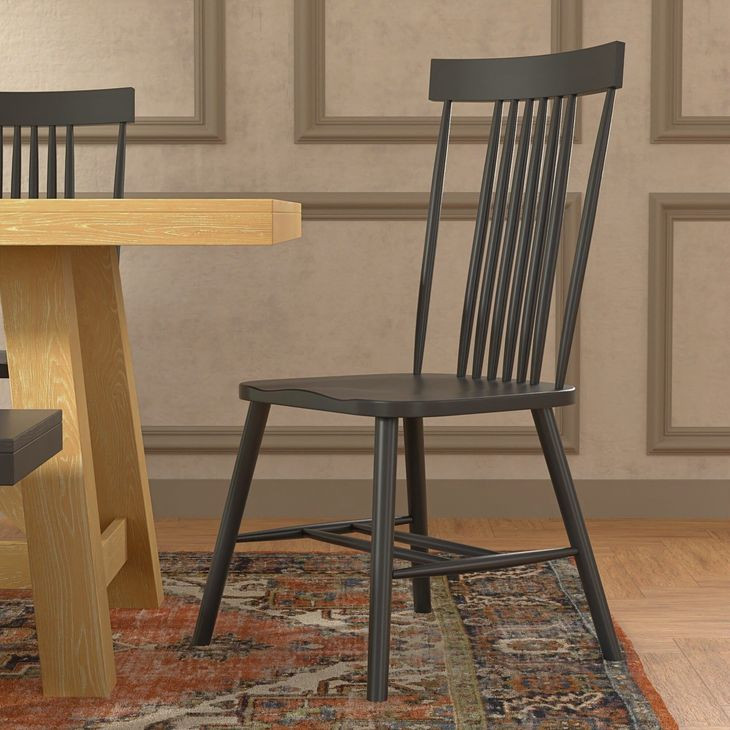 Eleanor Black Dining Side Chair Set of 2
