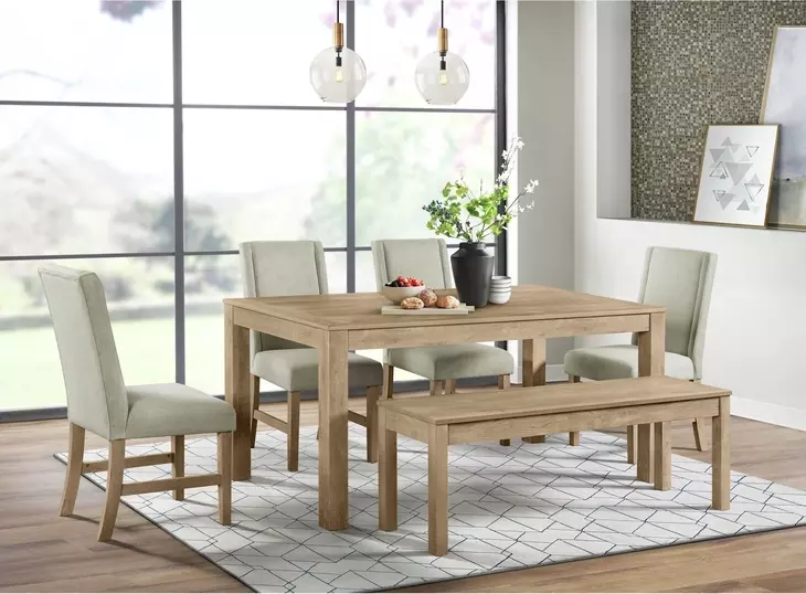 Holmes Brown Rectangular Dining Room Set
