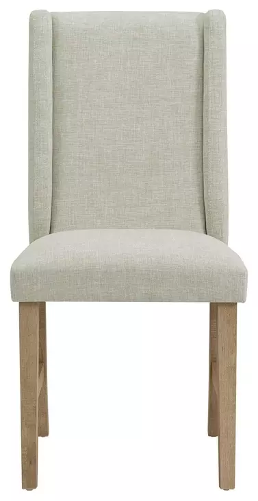 Holmes White Upholstered Dining Side Chair Set of 2