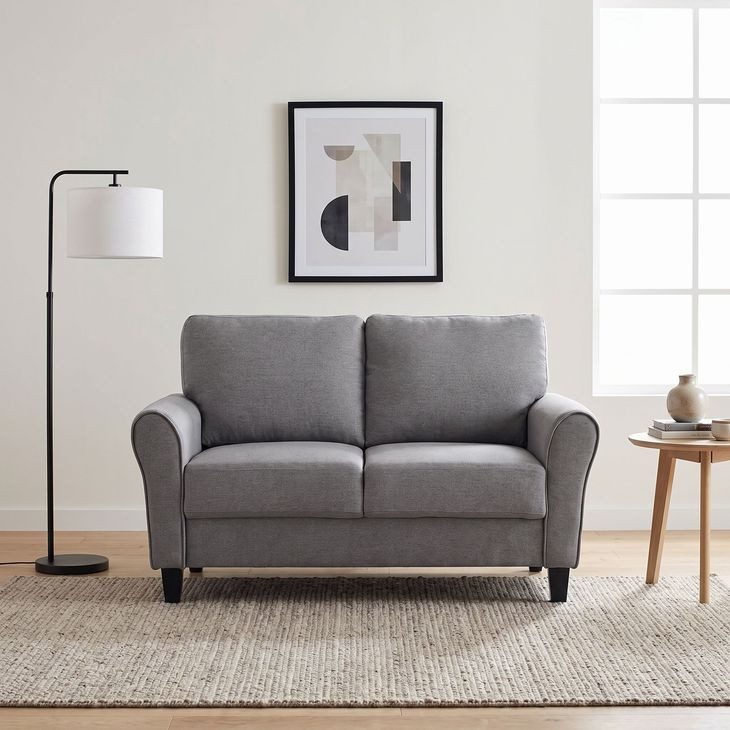Ellery Dark Gray 58" Loveseat