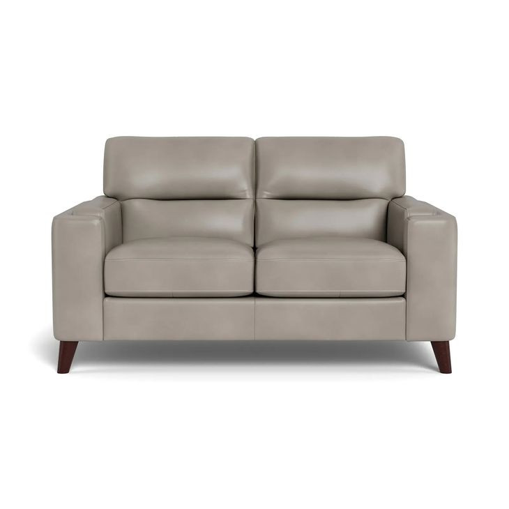 Elwyn Stone Leather 64" Loveseat