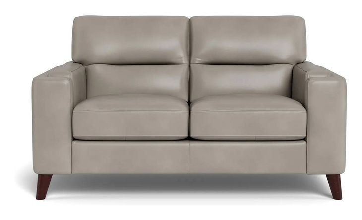 Elwyn Stone Leather 64" Loveseat