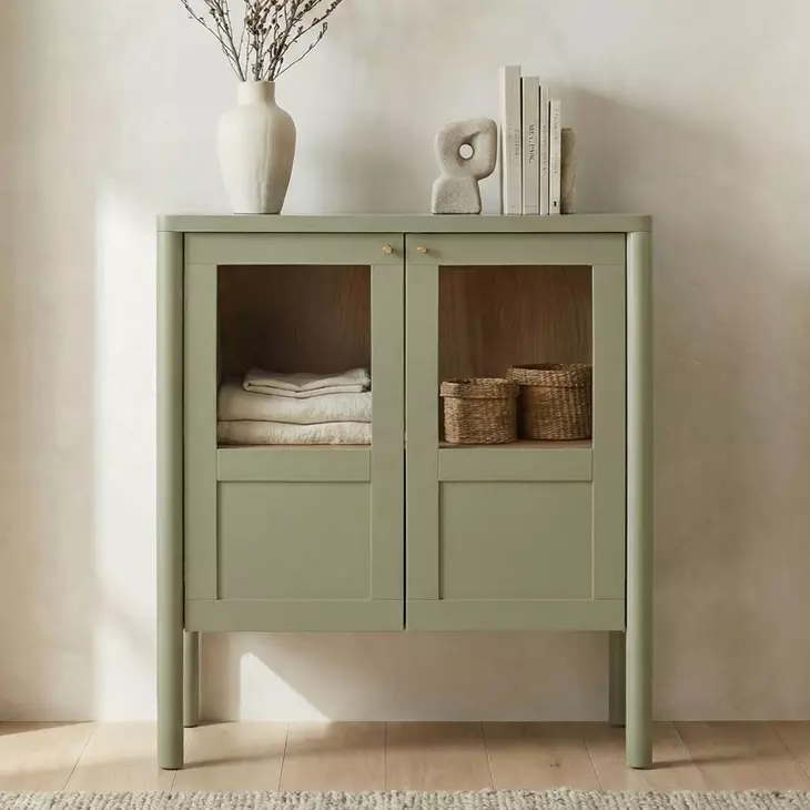 Hannah Green 2 Door Cabinet