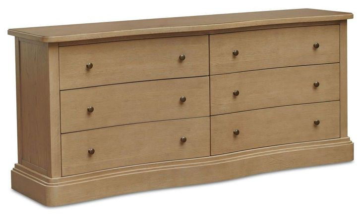 Clarence Natural 6 Drawer Dresser