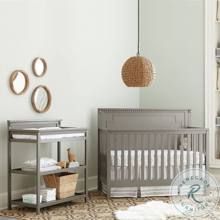 Emery Gray Convertible Standard Crib