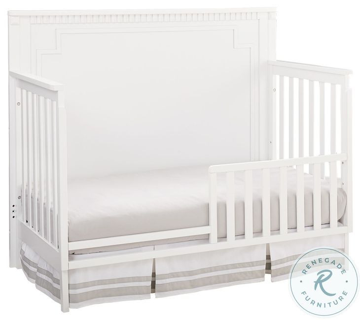 Emery White Convertible Standard Crib