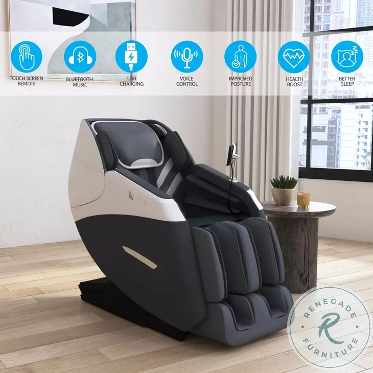 Crescendo Charcoal Massage Chair