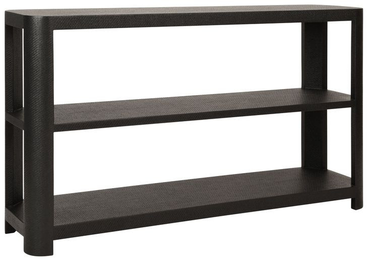 Emery Black 54" Console Table