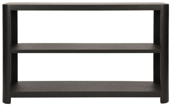 Emery Black 54" Console Table