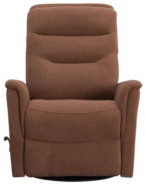Gemini Snazzy Terracotta Manual Swivel Glider Recliner