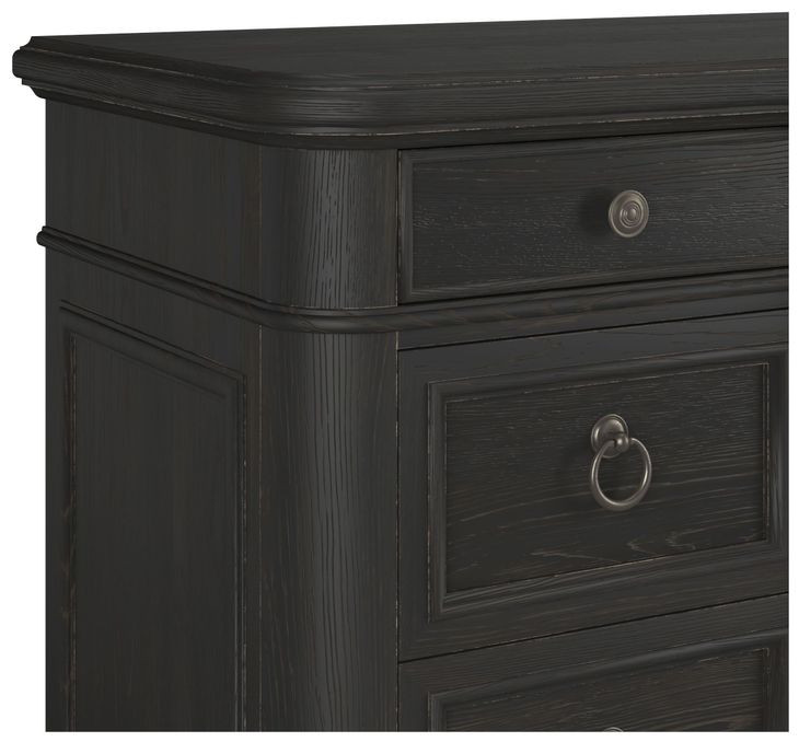 Atrium Black 12 Drawer Dresser