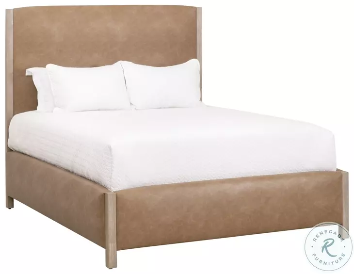 Emmett Ivanhoe Toast Queen Upholstered Platform Bed