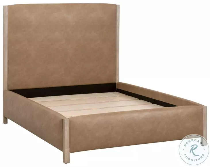 Emmett Ivanhoe Toast Queen Upholstered Platform Bed