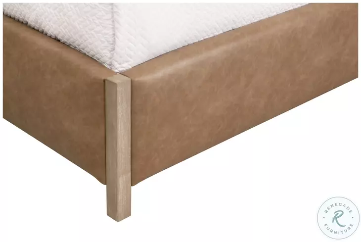 Emmett Ivanhoe Toast Queen Upholstered Platform Bed