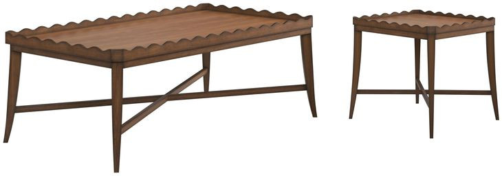 Harbor Brown Rectangular Occassional Table Set