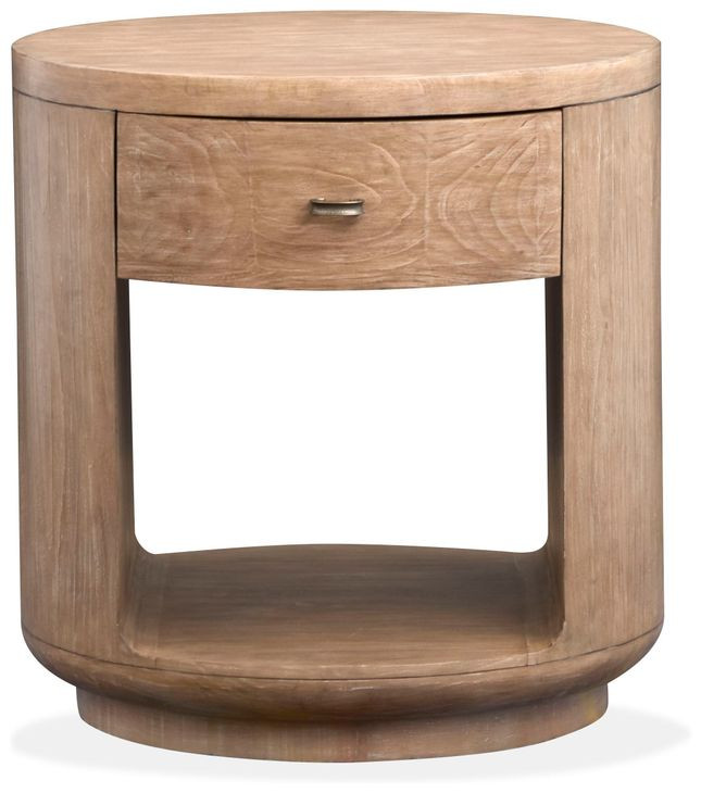 Westvale Chateau Brown Round End Table