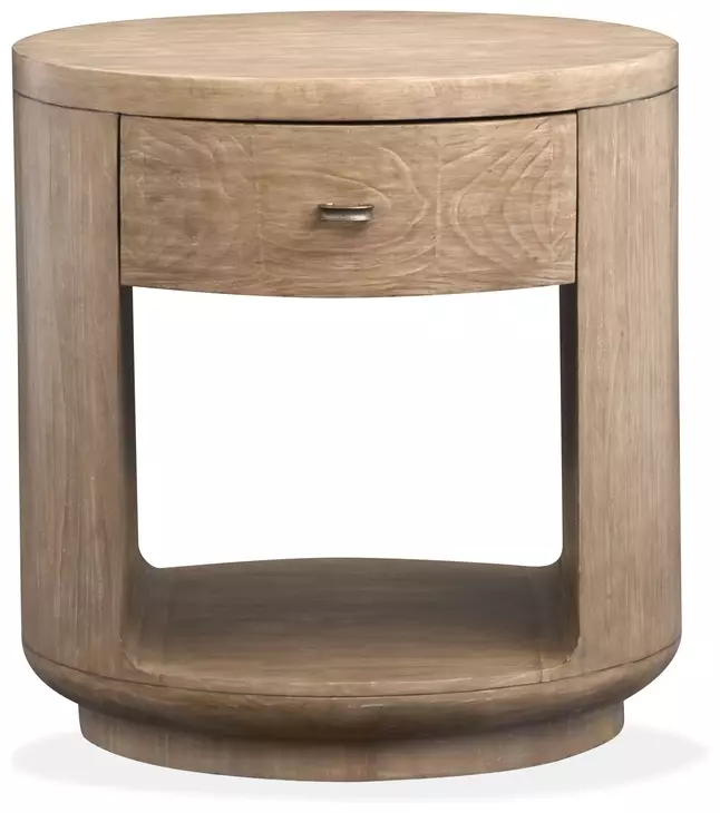 Westvale Chateau Brown Round End Table