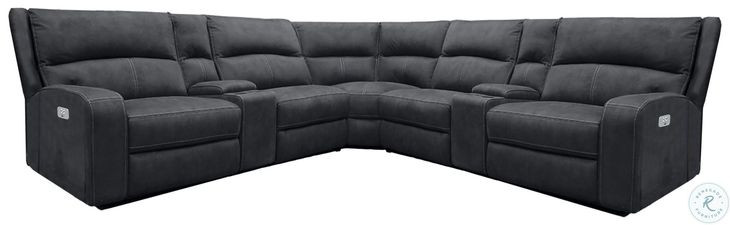 Nova Slate 7 Piece Modular Power Reclining Sectional