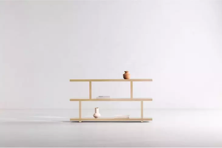 Miri Oak Small Shelf