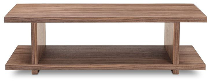 Miri Walnut Rectangular Coffee Table