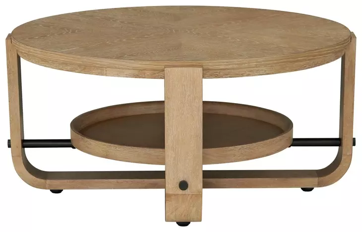 Escape Glazed Natural Oak Cocktail Table
