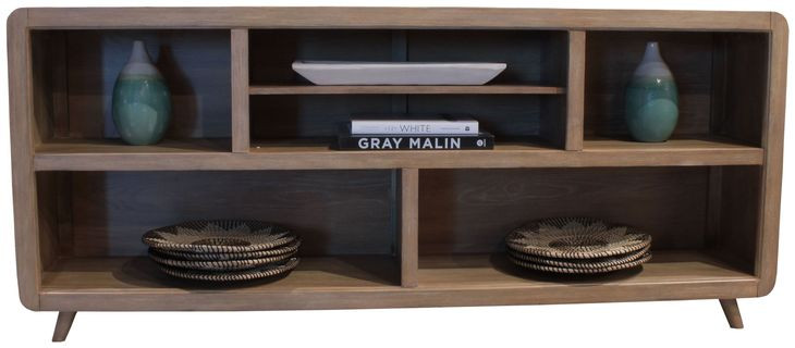 Escape Glazed Natural Oak 72" Console