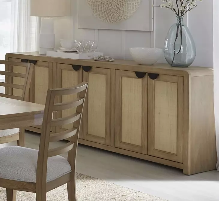 Escape Glazed Natural Oak 90" Console