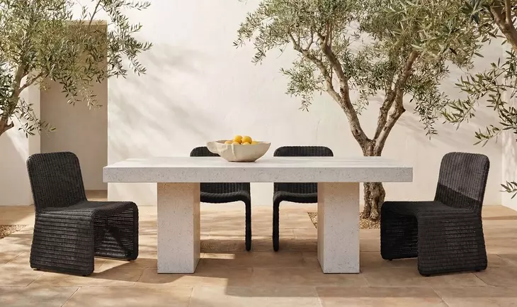 Ella Charcoal Outdoor Dining Chair Set of 2