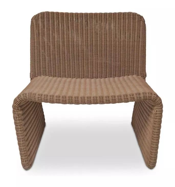 Ella Natural Outdoor Accent Chair