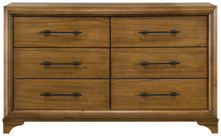 Talcott Honey 6 Drawer Dresser
