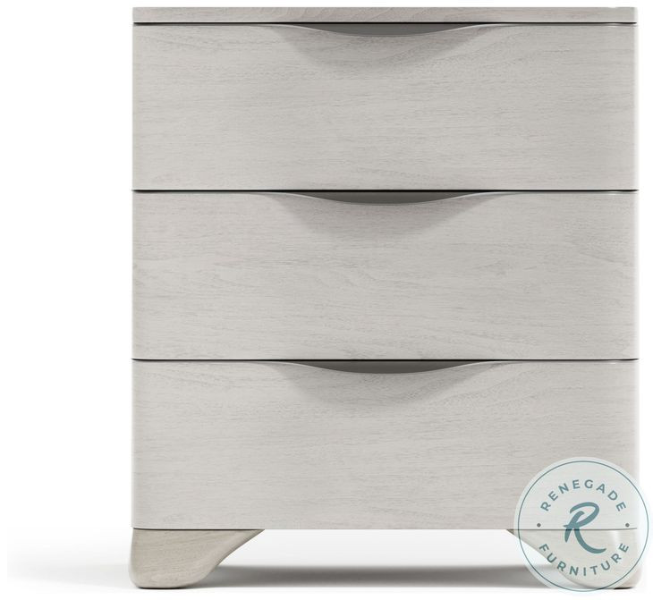 Sereno Lutra 3 Drawer Nightstand with USB Charging