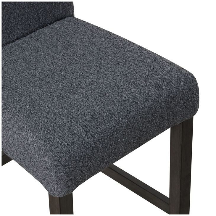 High Line Gray Upholstered Counter Height Chair Set of 2