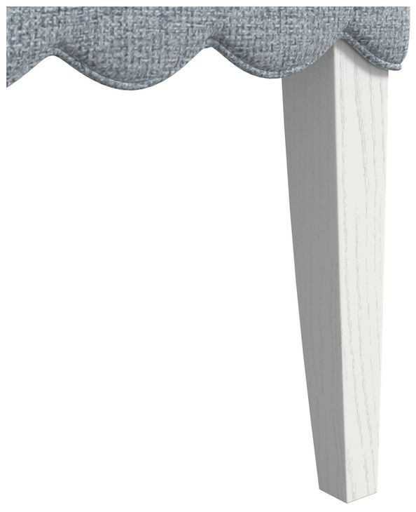 Haven Sea Blue Upholstered Side Chair Set of 2